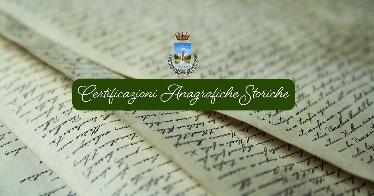 Certificati Storici